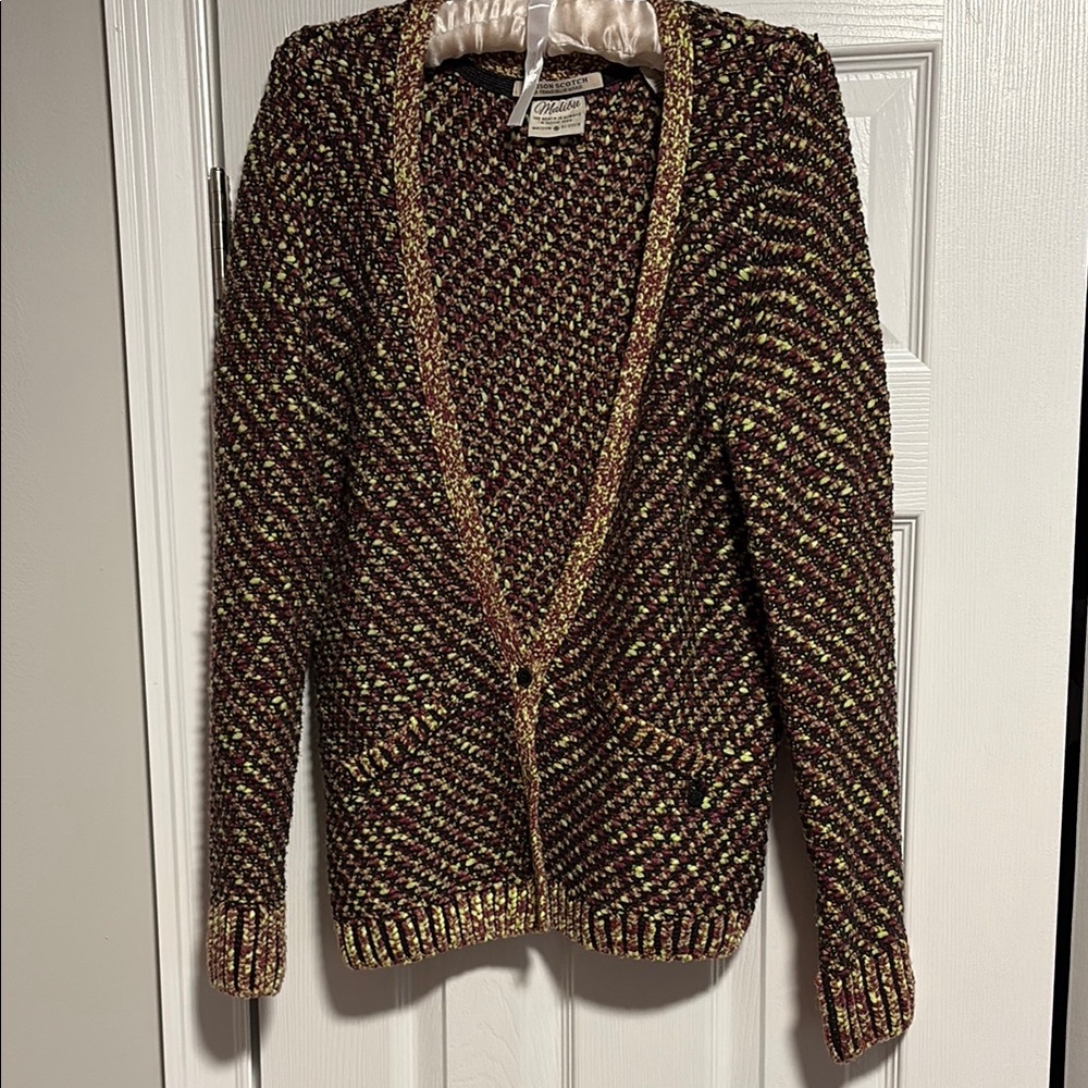 Maison Scotch Multicolor Knit Cardigan